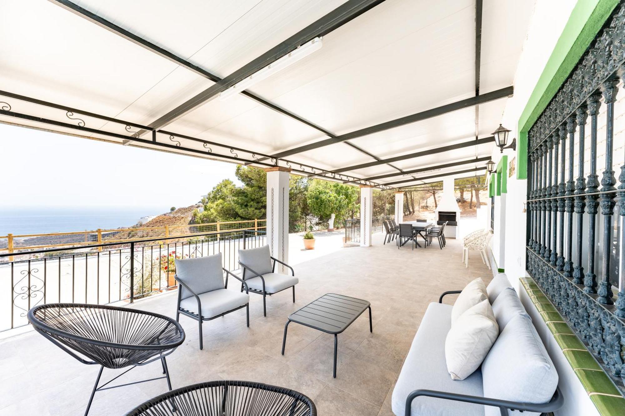 Cortijo Ariza Sea Views Villa Malaga Bagian luar foto