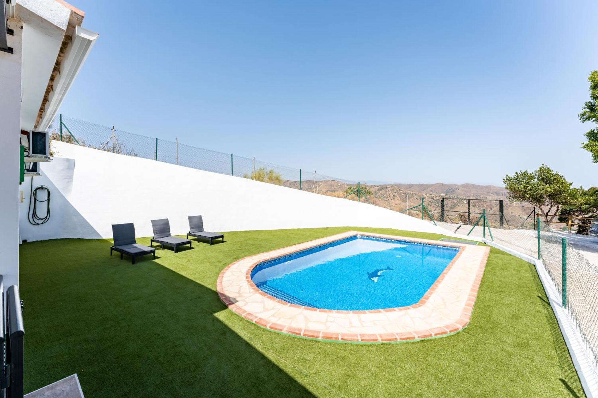 Cortijo Ariza Sea Views Villa Malaga Bagian luar foto