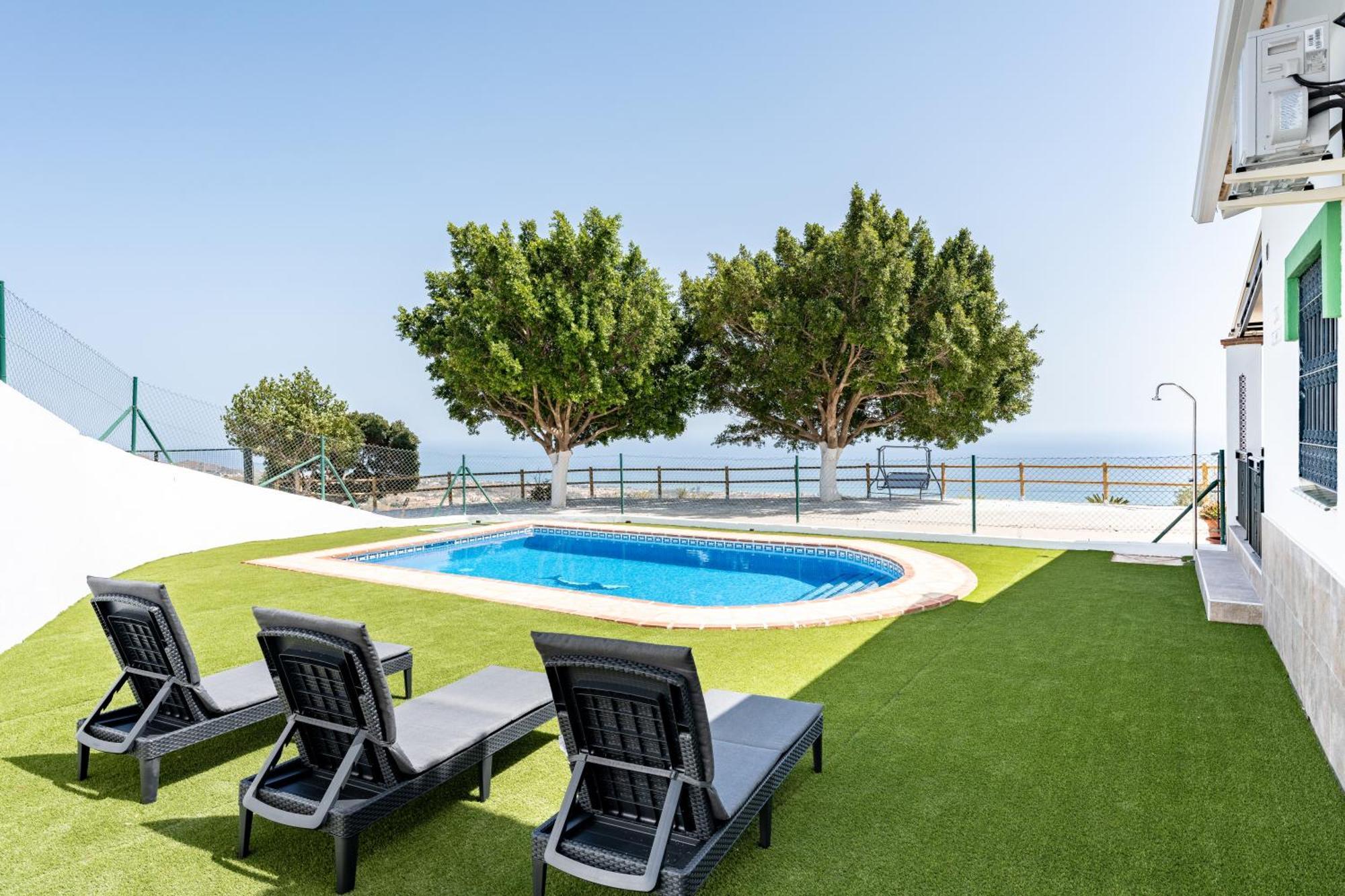 Cortijo Ariza Sea Views Villa Malaga Bagian luar foto